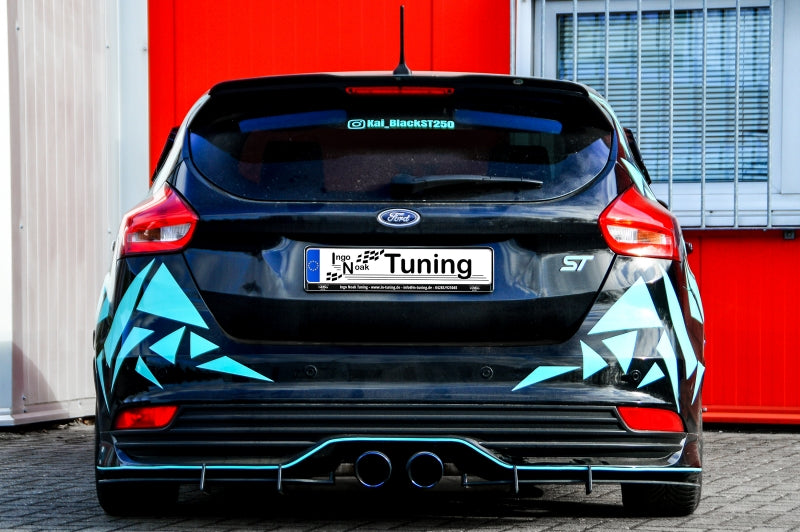 Gefräster Heckansatz Ford Focus ST , Typ: DYB Bj.: 2014-2018 Schwarz Matt