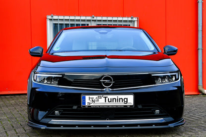 CUP Frontspoilerlippe ABS Opel Astra L, Sports Tourer Schwarz Glanz