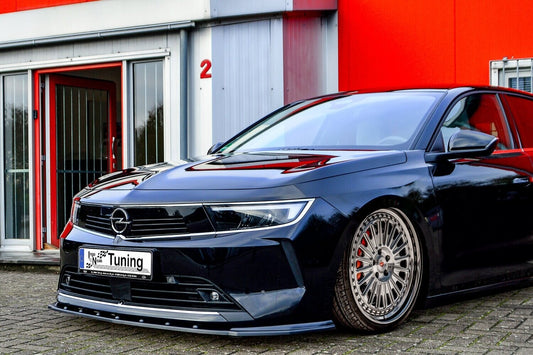 CUP Frontspoilerlippe ABS Opel Astra L, Schrägheck ab Bj.: 2022- Schwarz Glanz