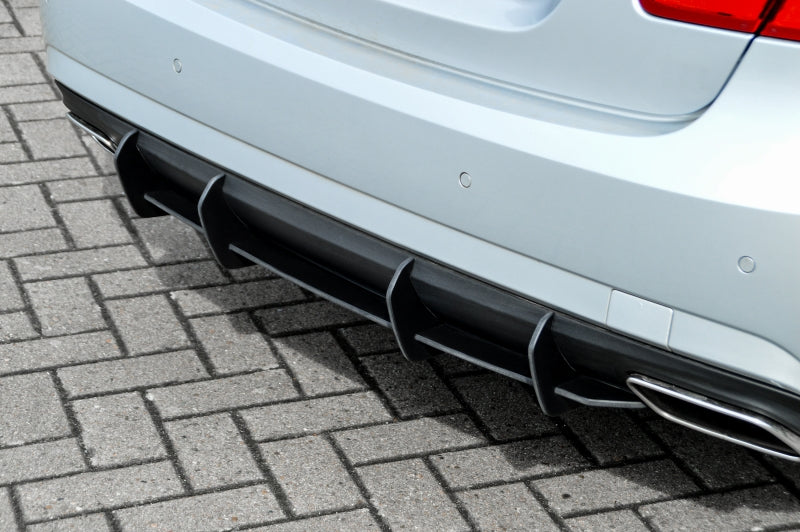 Gefräster Heckansatz Mercedes Benz E Klasse AMG-Line, Typ W212 Schwarz Matt