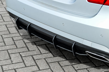 Gefräster Heckansatz Mercedes Benz E Klasse AMG-Line, Typ W212 Schwarz Matt