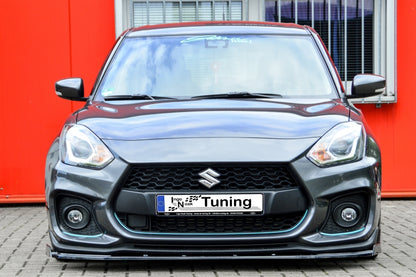 CUP Frontspoilerlippe ABS mit Seitenwing Suzuki Swift Sport RZ/AZ Schwarz Glanz