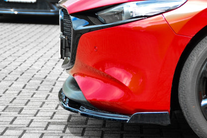 CUP Frontspoilerlippe ABS, mit Wing Mazda 3, BP ab Bj.: 2018- Carbon