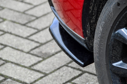 Heckansatz Seitenteile ABS Mazda 3, BP ab Bj.: 2018- Schwarz Glanz