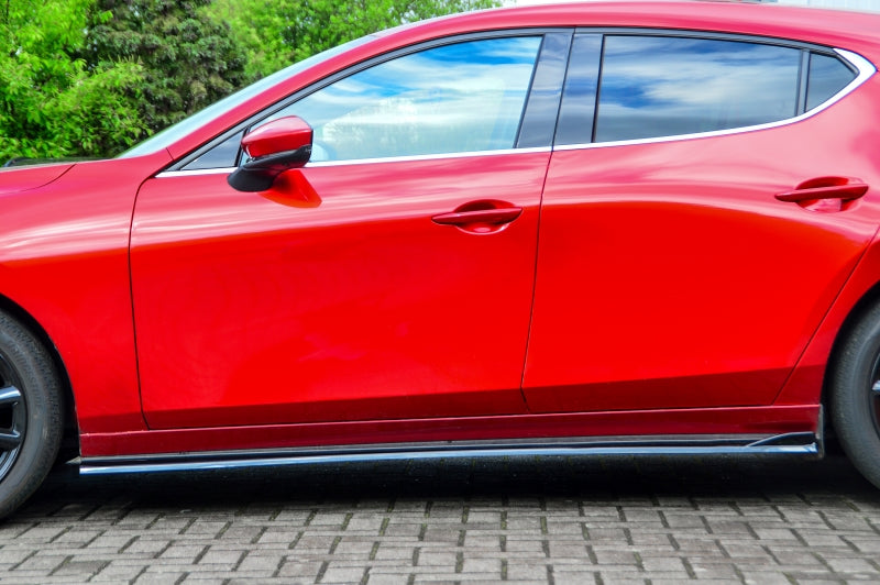 CUP 3 Seitenschweller Mazda 3, BP ab Bj.: 2018- Schwarz Glanz