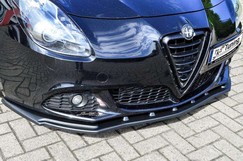 CUP Frontspoilerlippe ABS Alfa Romeo Giulietta Bj.: 2010-2016 Schwarz Glanz