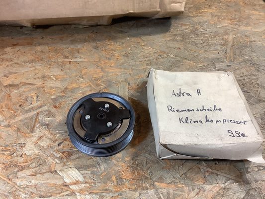 Astra H Riemenscheibe Klimakompressor Original GM NEU