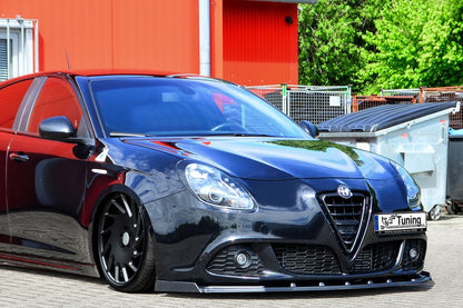 CUP Frontspoilerlippe ABS, mit Wing Alfa Romeo Giulietta Schwarz Matt