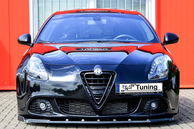 CUP Frontspoilerlippe ABS, mit Wing Alfa Romeo Giulietta Schwarz Glanz