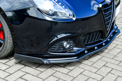 CUP Frontspoilerlippe ABS, mit Wing Alfa Romeo Giulietta Schwarz Glanz