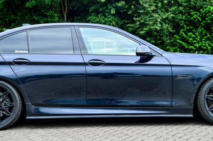 CUP Seitenschweller BMW 5er F10 + F11 Bj.: 2013-2016 Schwarz Matt