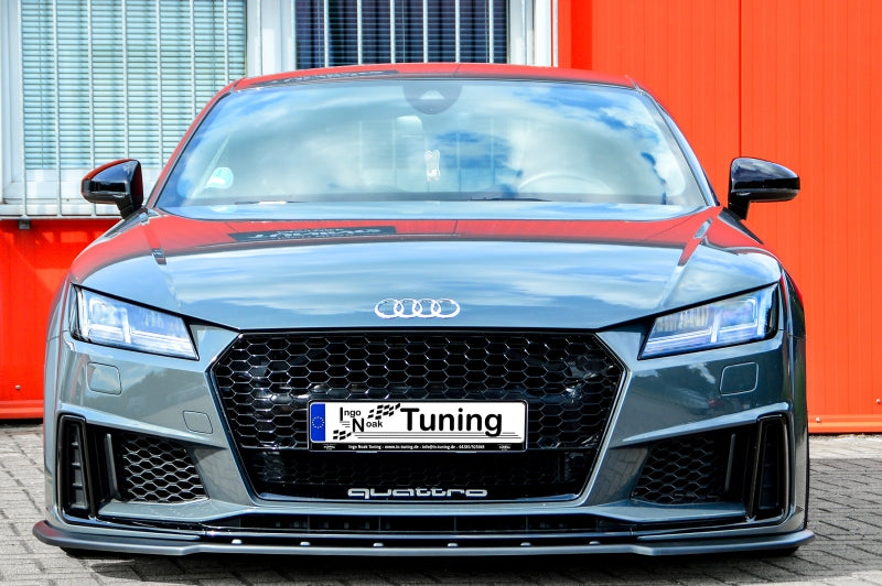 CUP Frontspoilerlippe ABS Audi TT S-Line 8S Facelift Schwarz Matt