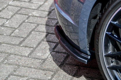 Heckansatz L/R Audi TTS, 8J-FV/8S Facelift ab Bj.: 9/2018- Schwarz Matt