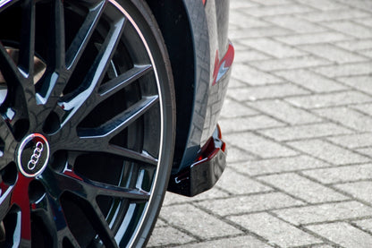Heckansatz L/R Audi TTS, 8J-FV/8S Facelift ab Bj.: 9/2018- Schwarz Glanz