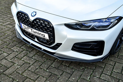 CUP Frontspoilerlippe ABS mit Seitenwing BMW 4er, G22 + G23, M440i+M440D Carbon