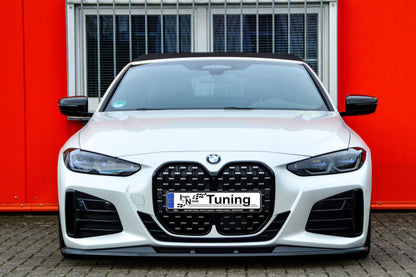 CUP Frontspoilerlippe ABS BMW 4er, G22 + G23 ab Bj.: 2020- Schwarz Glanz