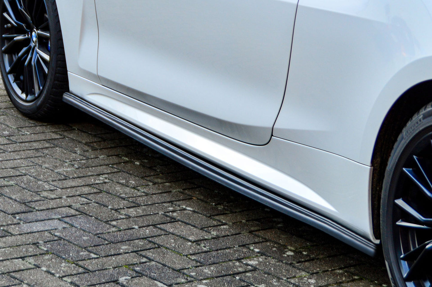 Seitenschwellersatz ABS BMW 4er, G22 + G23, M440i+M440D Schwarz Matt