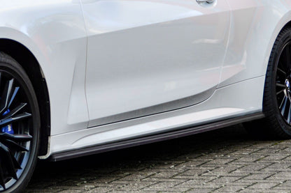 Seitenschwellersatz ABS BMW 4er, G22 + G23, M440i+M440D Schwarz Glanz