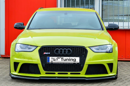 CUP Frontspoilerlippe ABS mit Seitenwing Audi RS4, B8 Bj.:2012-2015 Carbon