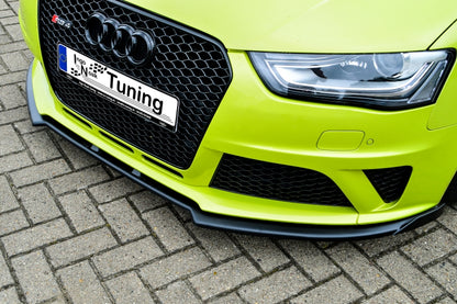 CUP Frontspoilerlippe ABS mit Seitenwing Audi RS4, B8 Bj.:2012-2015 Carbon