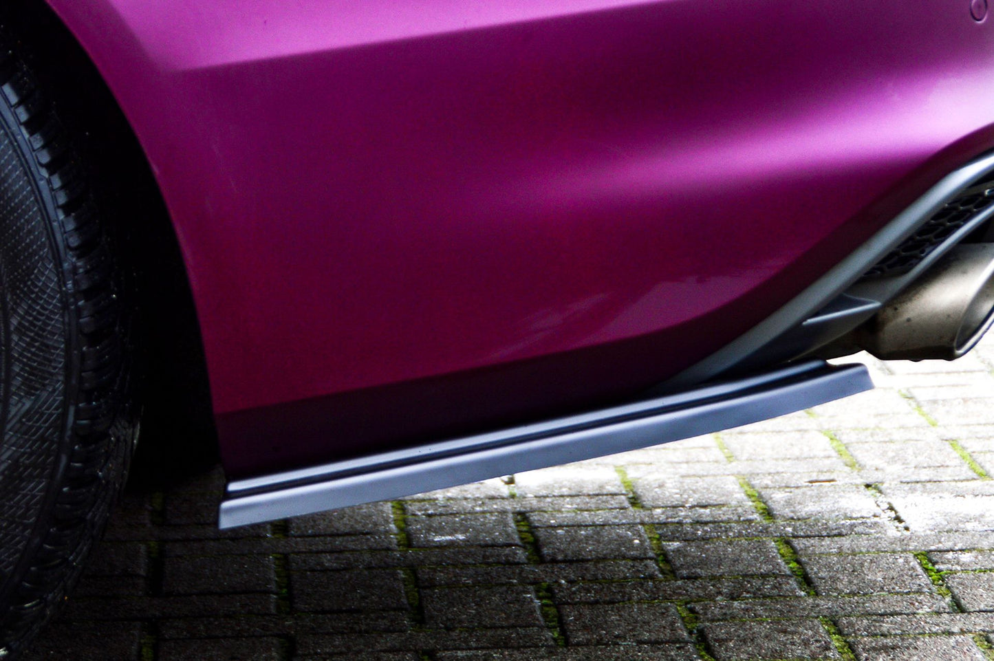 Heckansatz Seitenteile ABS Audi A4 / B8 Facelift S-Line S4 B8 Carbon