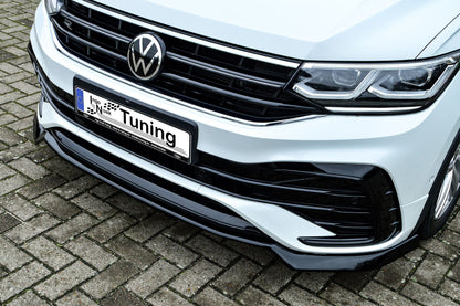 CUP Frontspoilerlippe ABS Volkswagen Tiguan 2 Typ AD1 Bj.: ab 2021- Schwarz Matt