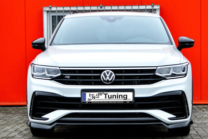 CUP Frontspoilerlippe ABS Volkswagen Tiguan 2 Typ AD1 Bj.: ab 2021- Schwarz Matt