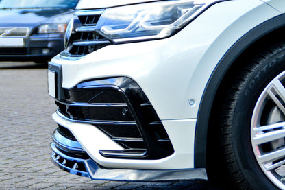 CUP Frontspoilerlippe 2.tlg ABS Volkswagen Tiguan 2 Typ AD1 Schwarz Matt