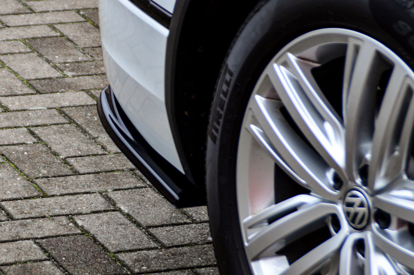 Heckansatz Seitenteile ABS Volkswagen Tiguan 2 Typ AD1 Schwarz Glanz