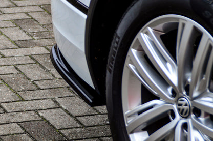 Heckansatz Seitenteile ABS Volkswagen Tiguan 2 Typ AD1 Schwarz Matt
