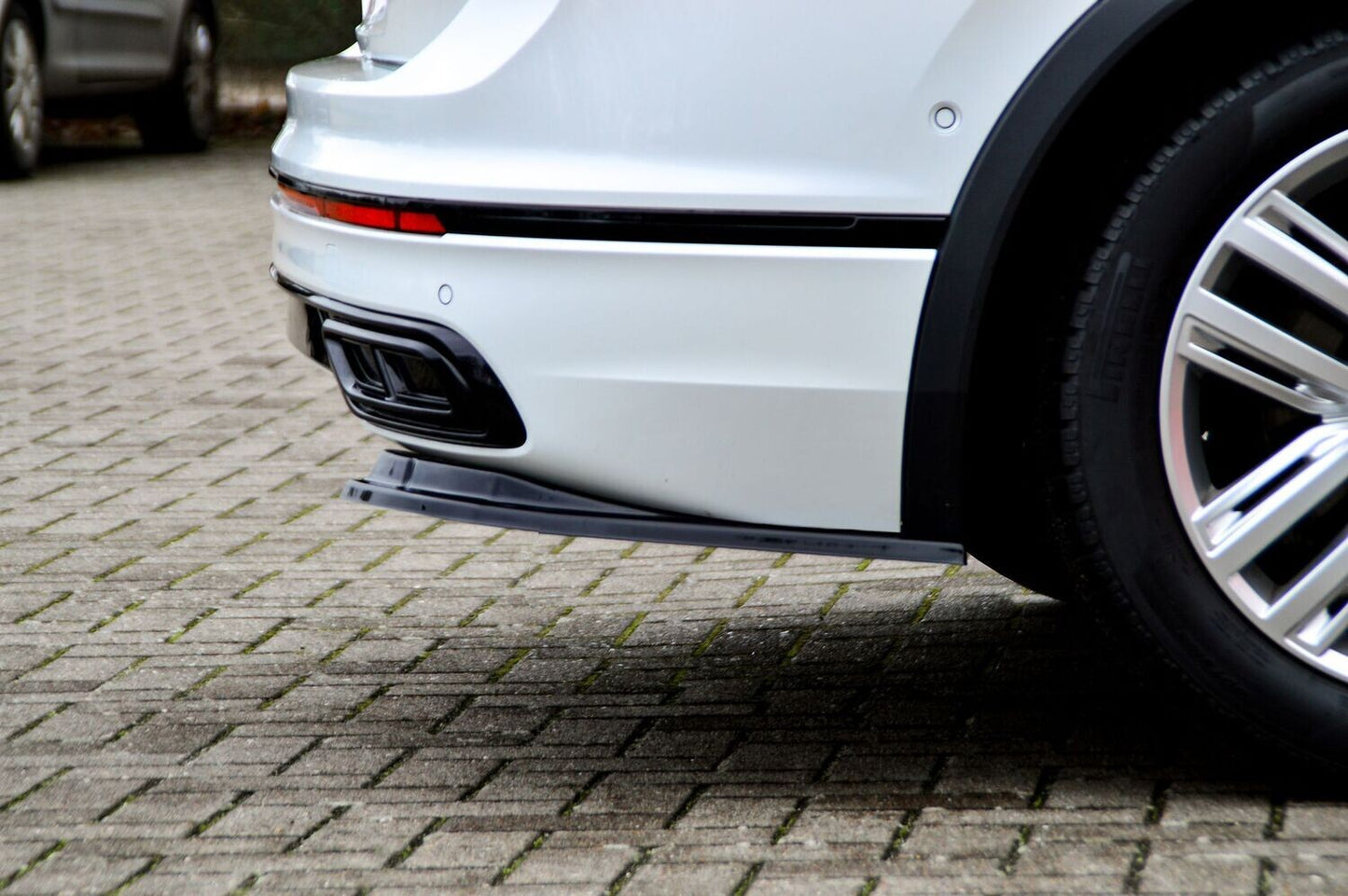 Heckansatz Seitenteile ABS Volkswagen Tiguan 2 Typ AD1 Schwarz Matt