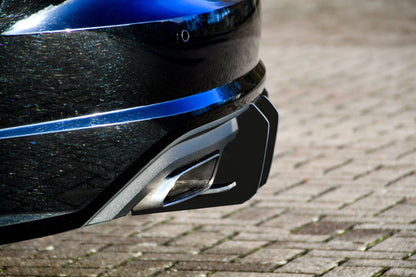 Gefräster Heckansatz Audi A7 4G C7 Facelift Bj.:2014-2018 Schwarz Matt