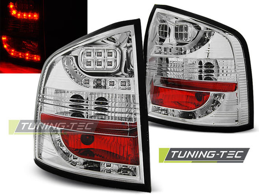 Tuning-Tec LED Rückleuchten für Skoda Octavia 2 (1Z) Combi 04-12 chrom