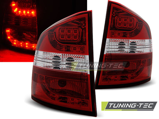 Tuning-Tec LED Rückleuchten für Skoda Octavia 2 (1Z) Combi 04-12 rot/klar