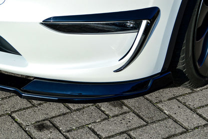 CUP Frontspoilerlippe ABS Tesla Model Y Bj.:2020- Schwarz Glanz