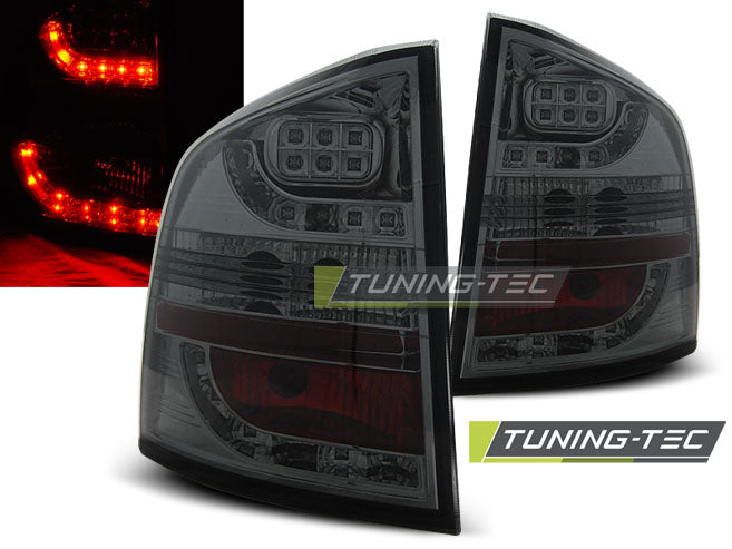 Tuning-Tec LED Rückleuchten für Skoda Octavia 2 (1Z) Combi 04-12 schwarz/rauch