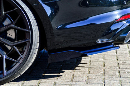 Heckansatz Seitenteile ABS Audi RS5 B9, F5 Bj.: 2017-2020 Schwarz Glanz