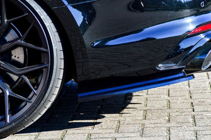 Heckansatz Seitenteile ABS Audi RS5 B9, F5 Bj.: 2017-2020 Schwarz Glanz