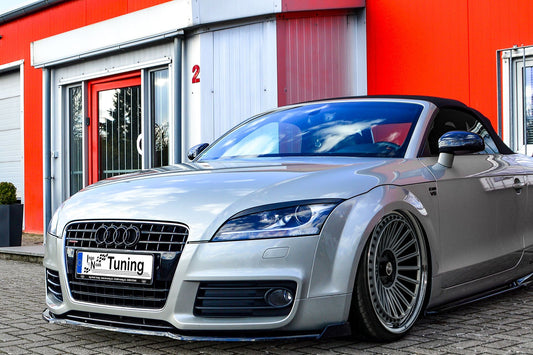 CUP Frontspoilerlippe ABS mit Seitenwing Audi TT 8J S-Line Schwarz Glanz