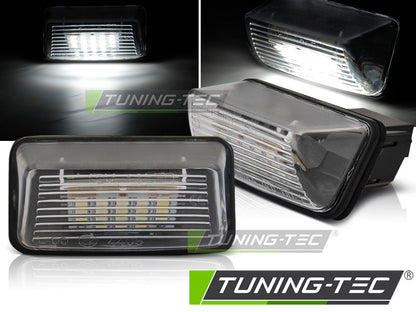 Tuning-Tec LED Kennzeichenbeleuchtung für Peugeot 206 / 207 / 306/  / 308 / 406 Limo / 5008 / Citroen kaltweiß