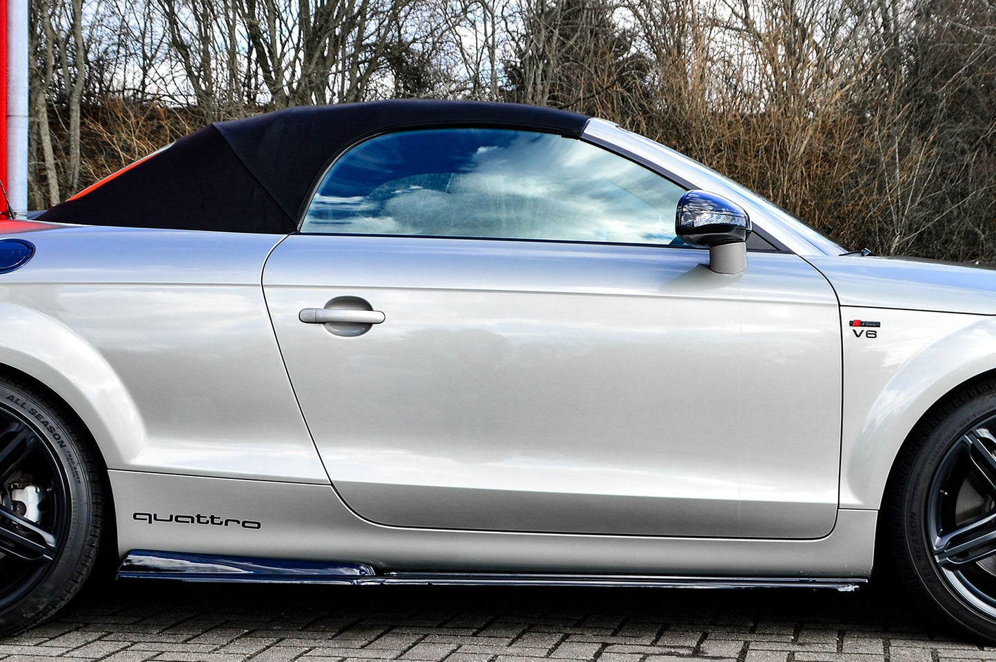 CUP Seitenschweller Wing Audi TT 8J Ab Bj.: 2009- Schwarz Matt