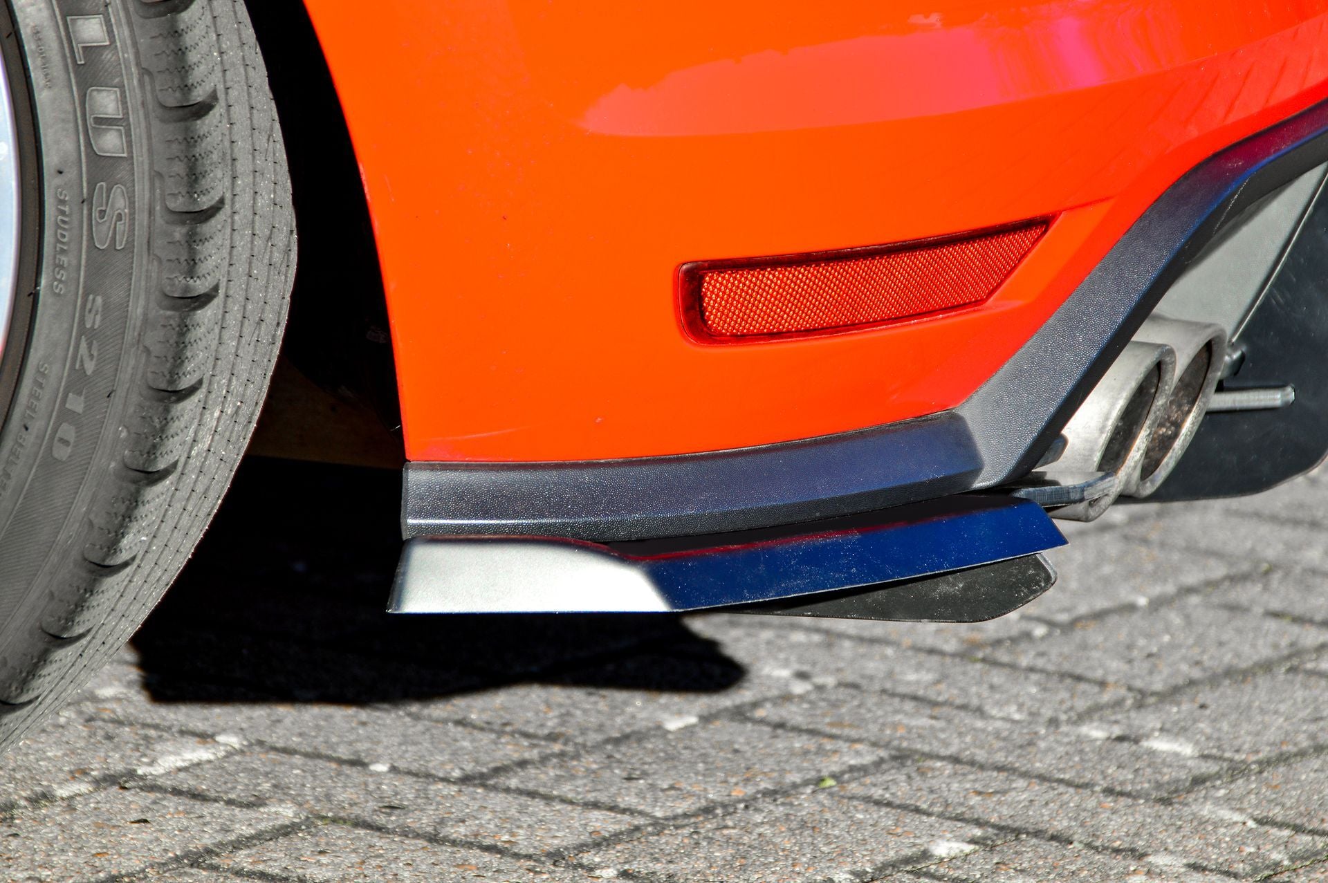 Heckansatz 2 tlg Volkswagen Polo 5, GTI, 6C ab Bj.: 2014- Schwarz Glanz