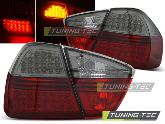 Tuning-Tec LED Lightbar Rückleuchten für BMW 3er E90 05-08 rot/rauch