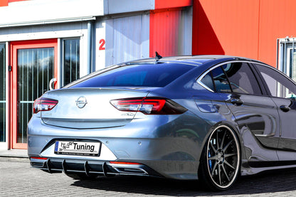 Gefräster Heckansatz Opel Insignia B, Facelift, OPC-Line Schwarz Matt