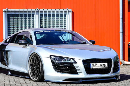 CUP Frontspoilerlippe ABS Audi R8, 42 Bj.: 2006-2015 Schwarz Matt