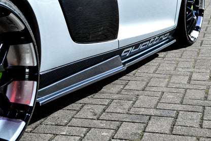 CUP Seitenschweller Audi R8, 42 Bj.: 2006-2015 Schwarz Matt