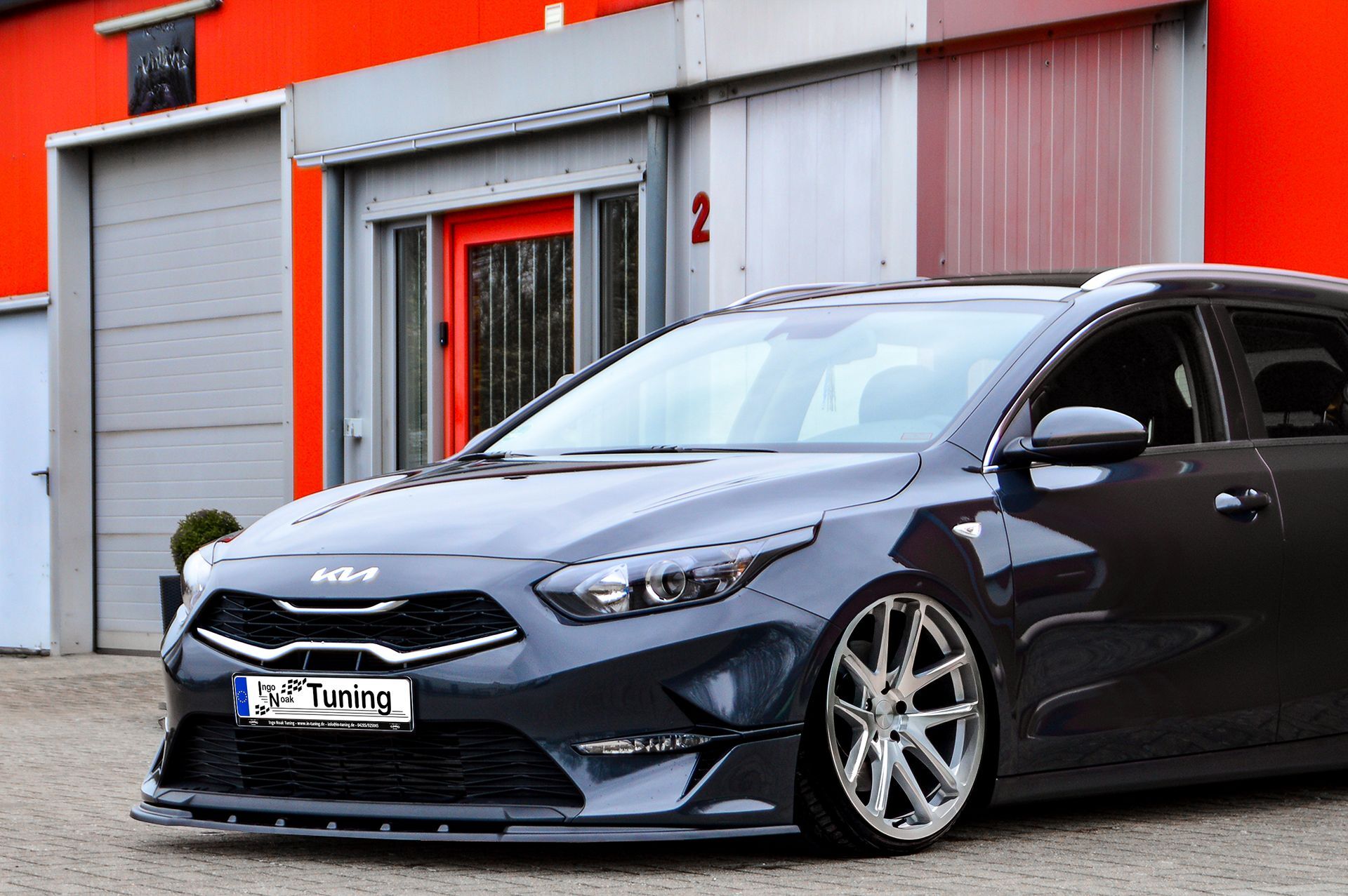 CUP Frontspoilerlippe ABS Kia Ceed CD Bj.:2021- Schwarz Glanz