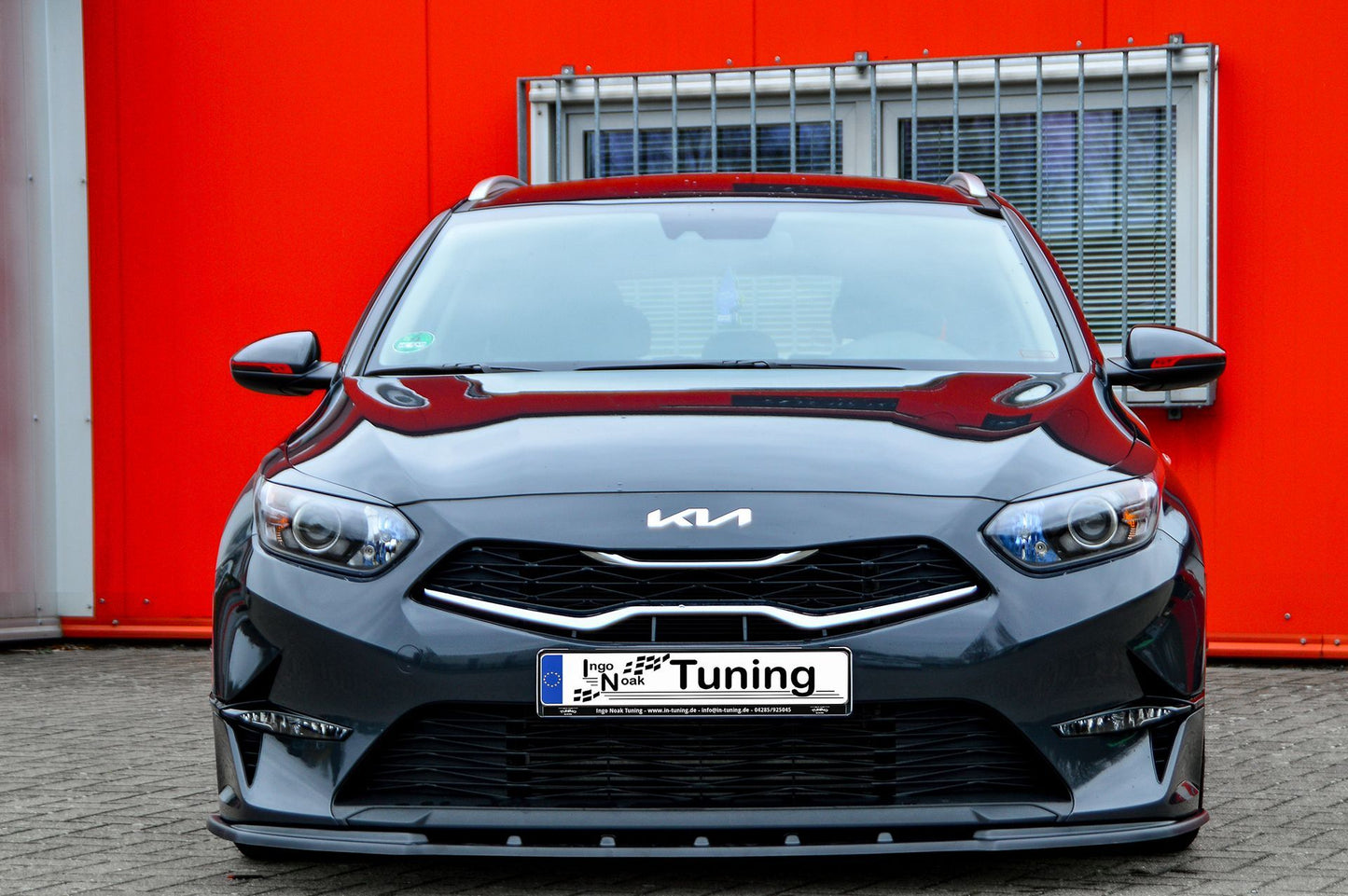 CUP Frontspoilerlippe ABS Kia Ceed CD Bj.:2021- Schwarz Glanz
