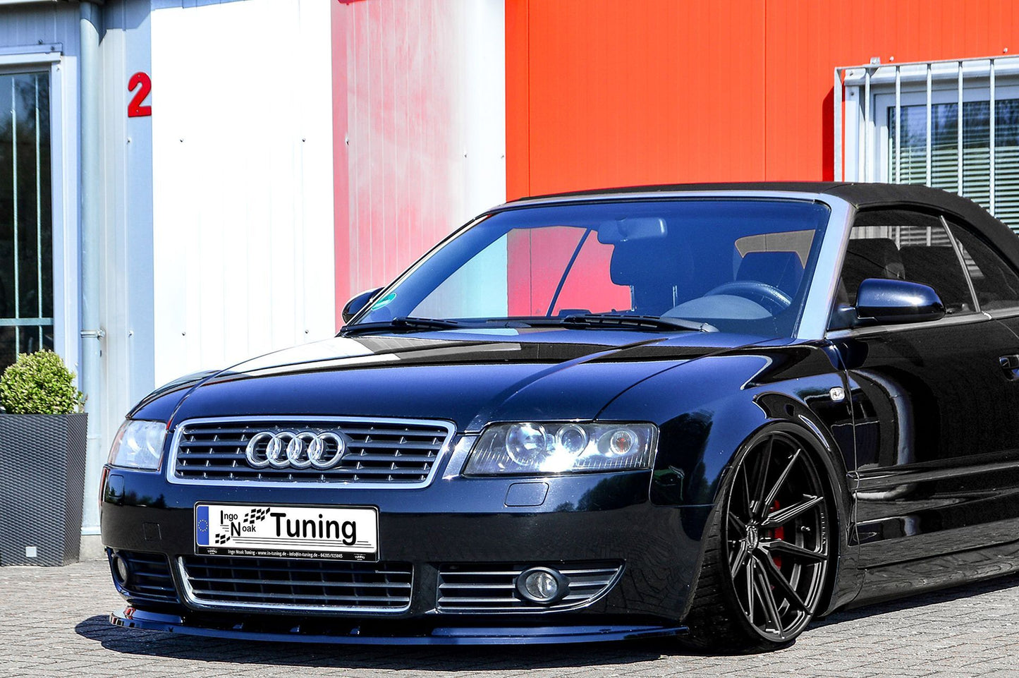 CUP Frontspoilerlippe ABS Audi A4 Cabrio (8H) B6 Bj.:2002-2006 Carbon
