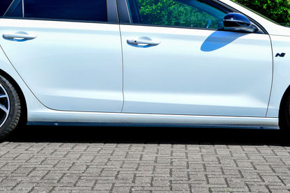 CUP Seitenschwellersatz ABS Hyundai i30 N-Line Fastback Schwarz Glanz